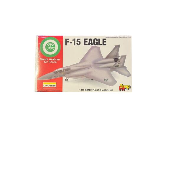 Lindberg Saudi Arabian Air Force F-15 Eagle 1/100 Scale Model Kit 70953 Sealed - Picture 1 of 2